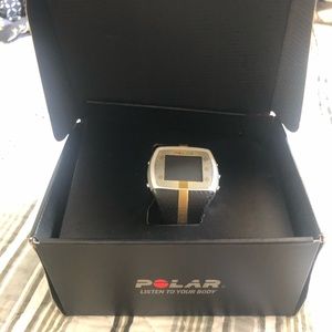 Polar FT7 Heart Monitor Watch Black Gold